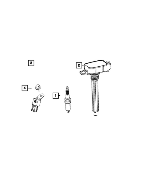 Ignition, Spark Plugs, Cables, Coils, and Glow Plugs for 2025 Jeep Wrangler #0