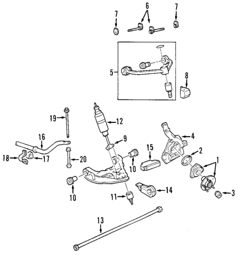 Front Suspension for 2003 Mazda B3000 #1