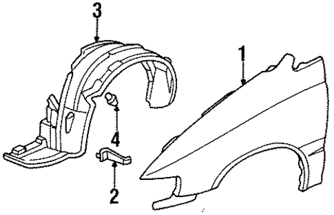 Fender & Components for 1995 Honda Odyssey #0