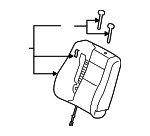 883013E630KW2 - : Seat Back Assembly for Kia: Sorento Image