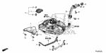 9390125220 - Electrical/Exhaust/Heater/Fuel: SCREW, TAPPING (5X12) for Honda Image