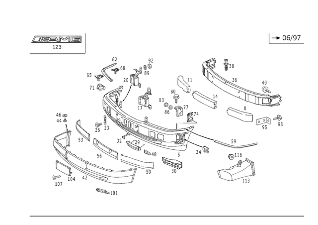 934006006 - Attachment Parts: Nut for Mercedes-Benz: 230SL, 250SL, 280SL, 500SL, 600SL, C220, C230 Image image