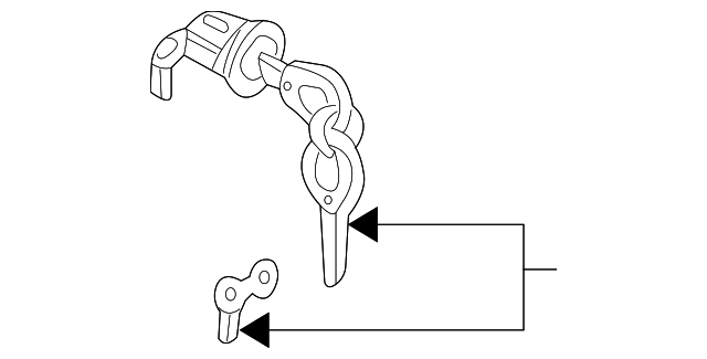 Lock Cylinder - Nissan (K0600-7Z025)