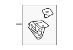 6762524030 - Body: Door Trim Panel Bracket for Lexus: RC F, RC200t, RC300, RC350 Image