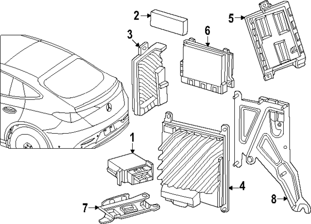 2069006220 - Electrical: Body Control Module for Mercedes-Benz Image