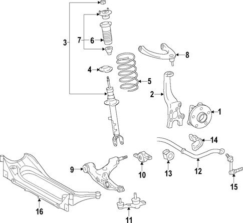Upper Control Arm for 2020 Lexus RC300 #0