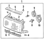 8115760215 - : Lower Molding for Toyota Image