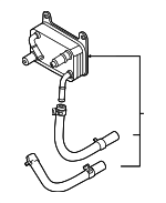 254N0GI000 - : 2023-2024 Genesis GV60 - Oil Cooler for Genesis: GV60 Image