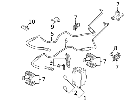 Trans Oil Cooler for 2005 BMW 745i #0
