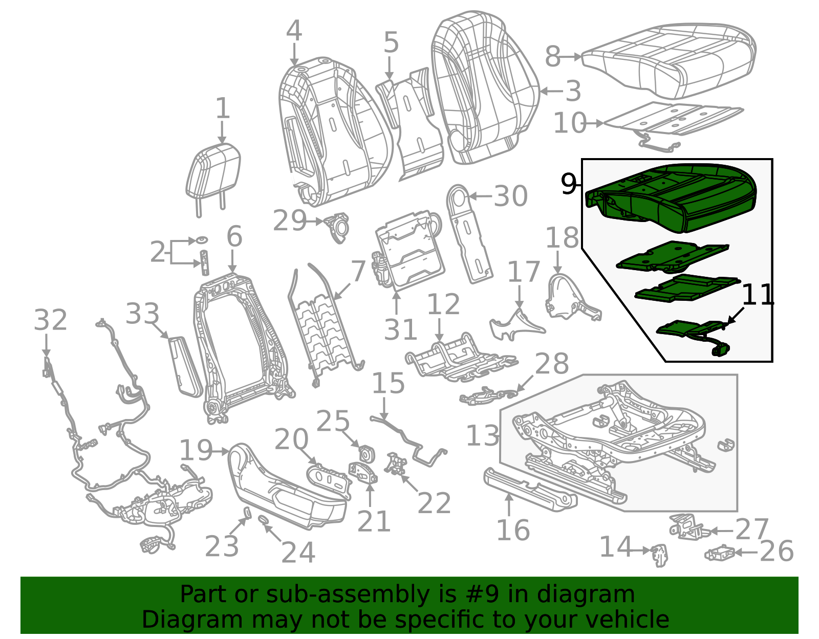2024-2025 Buick Envision Passenger Discriminating Sensor 26558912 ...