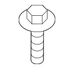 64195B8000 - Electrical: Headlamp Assembly Bolt for Genesis: G80, G90 | Hyundai: Accent, Azera, Elantra, Elantra Coupe, Elantra GT, Elantra N, Genesis Coupe, Ioniq, Ioniq 5, Kona, Kona Electric, Kona N, Santa Fe, Santa Fe Sport, Santa Fe XL, Sonata, Tucson, Veloster, Veloster N, Venue Image