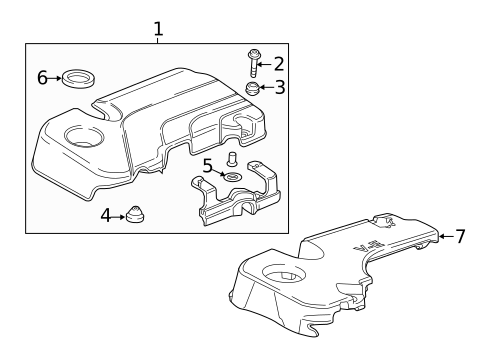 Engine Appearance Cover for 2016 Chevrolet Cruze #0