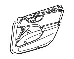 25473042013D16 - Body: Upper Trim for Mercedes-Benz Image