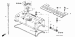 17153RAAA02 - Engine: TUBE, BREATHER for Honda Image