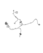 68266479AA - Electrical: Front Door Wiring, Left for Mopar Image
