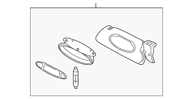Sun-Visor - Porsche (997-731-032-27-7W3)