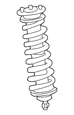 1633201813 - Suspension: Suspension Shock Absorber for Mercedes-Benz Image