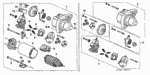 6312RNA507RM - Engine: STARTER, CORE ID (SM-71001) (06312-RNA-507RM) (RMD) for Honda Image