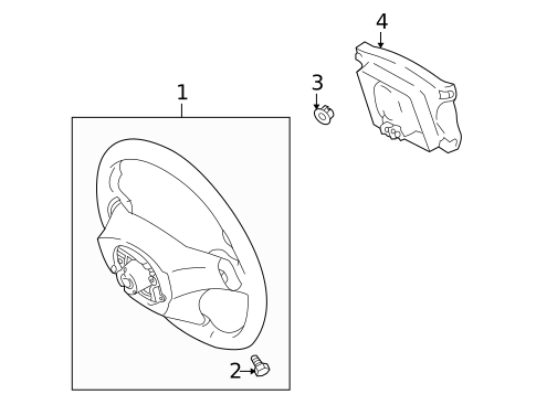 Steering Wheel & Trim for 2001 Lexus IS300 #0