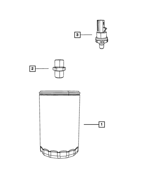 Engine Oiling, Oil Pan and Indicator (Dipstick) for 2008 Jeep Liberty #1