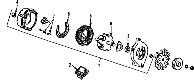 DG434 - Electrical: Ignition Coil for Ford: Aerostar, Bronco, Bronco II, Country Squire, E-150 Econoline, E-150 Econoline Club Wagon, E-250 Econoline, E-250 Econoline Club Wagon, E-350 Econoline, E-350 Econoline Club Wagon, Escort, EXP, F-150, F-250, F-350, F-Super Duty, LTD Crown Victoria, Mustang, Ranger, Taurus, Tempo, Thunderbird | Lincoln: Continental, Mark VII, Town Car | Mercury: Colony Park, Cougar, Grand Marquis, Sable, Topaz Image
