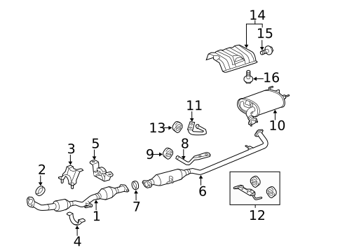 Gaskets & Sealing Systems for 2011 Toyota Camry #0
