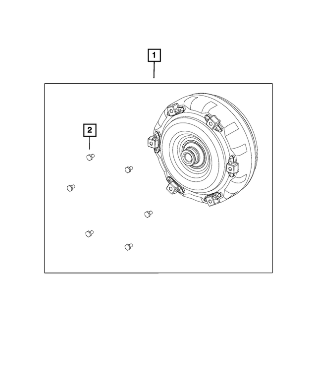 68463722AA - : Torque Converter for Mopar Image