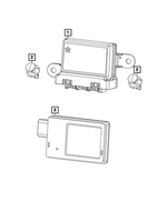 68658290AA - Electrical: Blind Spot Detection Module for Jeep: Compass Image
