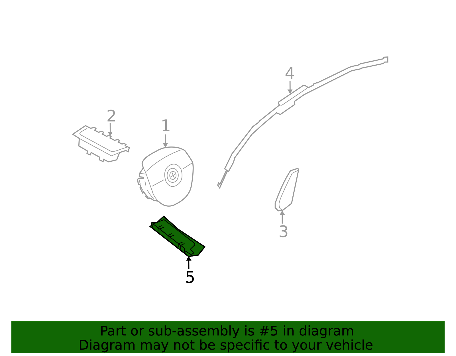 Knee Air Bag - BMW (72129381836)