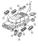 68023661AA - : Lift-Gate Switch for Jeep: Commander Image