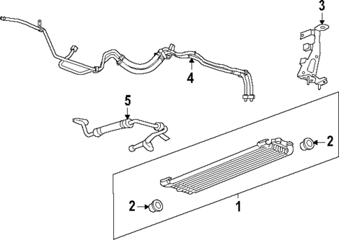 Oil Cooler for 2024 Cadillac CT5 #0
