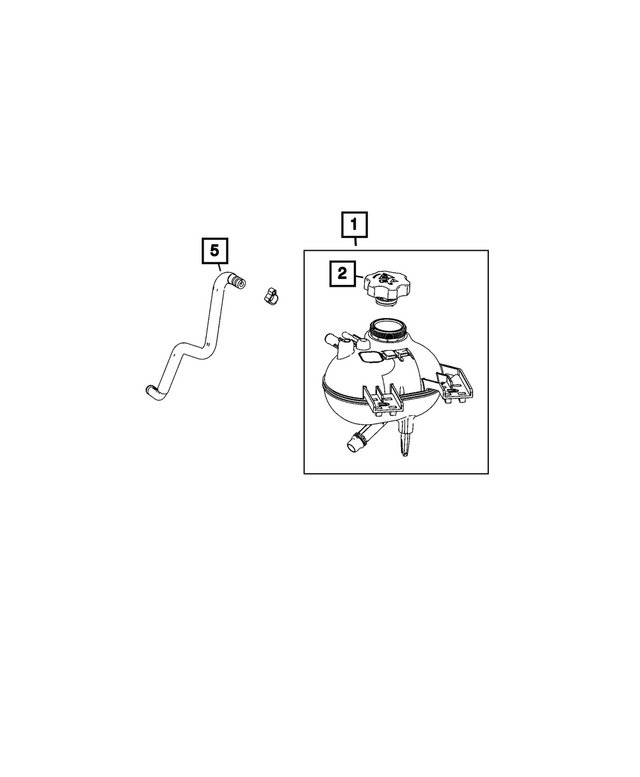68439872AA - Cooling: Coolant Reservoir for Mopar Image