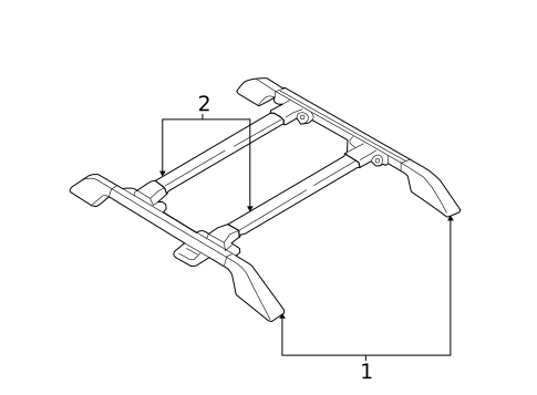 Luggage Carrier for 2017 Honda Ridgeline #0