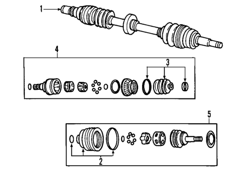 Axle Shafts & Joints for 2007 Suzuki Forenza #0