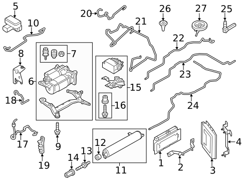 Ride Control Components for 2015 Porsche Cayenne #1