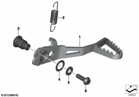 Brake Pedal, Connection Linkage for 2018 BMW-Motorrad R 1200 GS #0