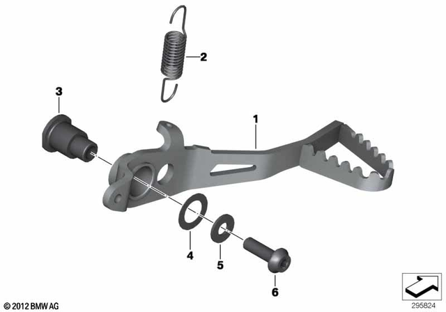 23412332673 - Gear: Washer for BMW-Motorrad Image