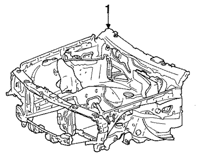 2016201001 - Body: Front Support for Mercedes-Benz Image