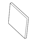 H72773JC1JNW - HVAC: Value Advantageâ„¢ IN CABIN AIR FILTER for INFINITI: JX35, QX60 Image