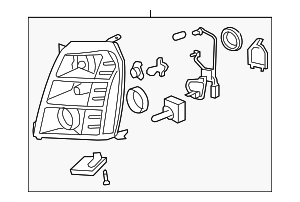 25897649 - : Composite Assembly for Cadillac: Escalade, Escalade ESV, Escalade EXT | Chevrolet: Suburban 1500, Suburban 2500 | GMC: Yukon XL 1500, Yukon XL 2500 Image