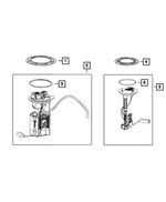 68109894AE - Fuel and Accelerator Pedal: Fuel Pump/level Unit Module for Mopar Image