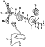 ZZM033251B - : Hub &amp; Rotor for Mazda: B2300, B3000, B4000 Image