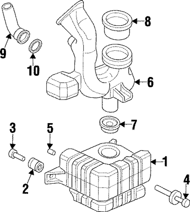 17242P8AA00 - Engine: Intake Tube for Acura Image