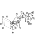 68055828AA - Air Conditioners and Heaters: Expansion Valve Mounting Screw for Chrysler: 300, 300M, Concorde, Pacifica, Sebring, Town &amp; Country, Voyager | Dodge: Caravan, Challenger, Charger, Durango, Grand Caravan, Intrepid, Magnum, Stratus | Jeep: Grand Cherokee, Grand Cherokee WK | Ram: C/V Image