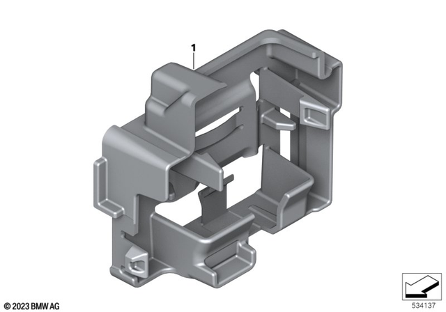 61355A87DF8 - General Electrical System: Holder, Chassis Module -  for BMW-Motorrad Image