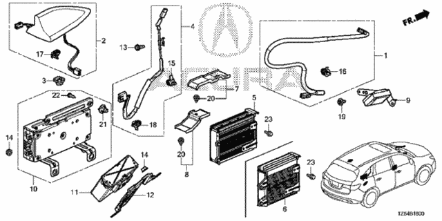 Antenna for 2014 Acura MDX #0