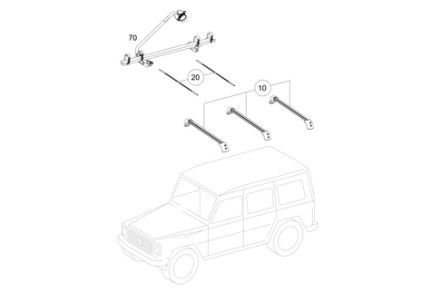 Roof Carrier Systems for 2024 Mercedes-Benz G550 #0