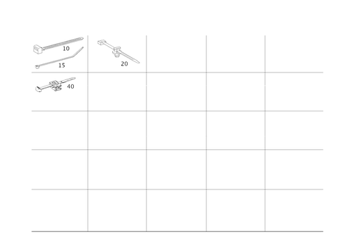 Loom Ties, Cable Mounting Parts and Grommets for 2020 Mercedes-Benz AMG GT R #0