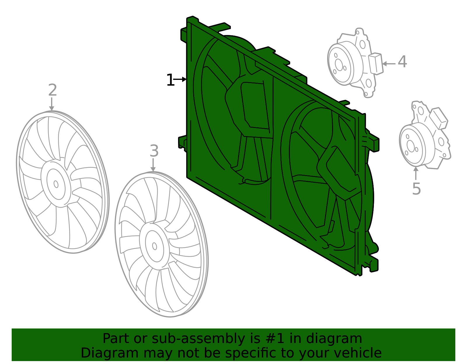 2022-2026 Toyota Fan Shroud 16711-F2140 | OEM Parts Online