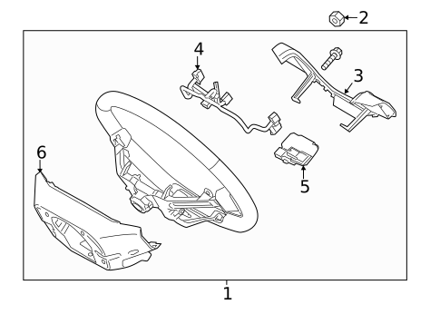 Steering Wheel & Trim for 2014 Kia Sorento #0